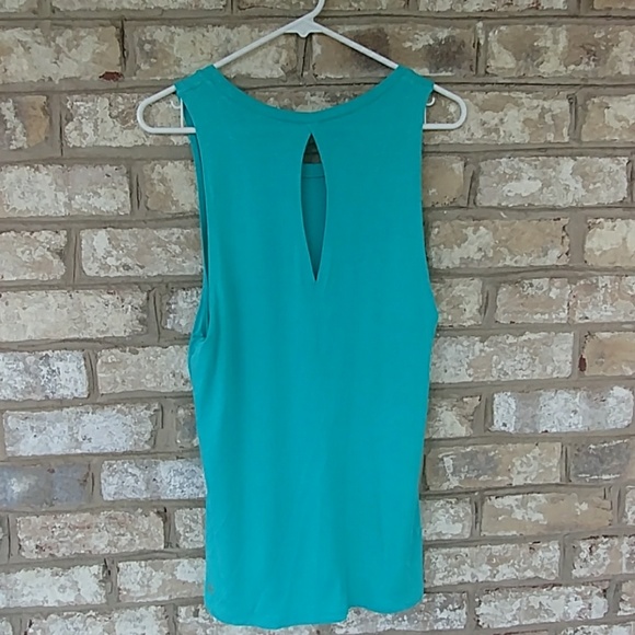 Gaiam, Green, "Ana" Tank, "Yoga Like A Boss" - Picture 3 of 4